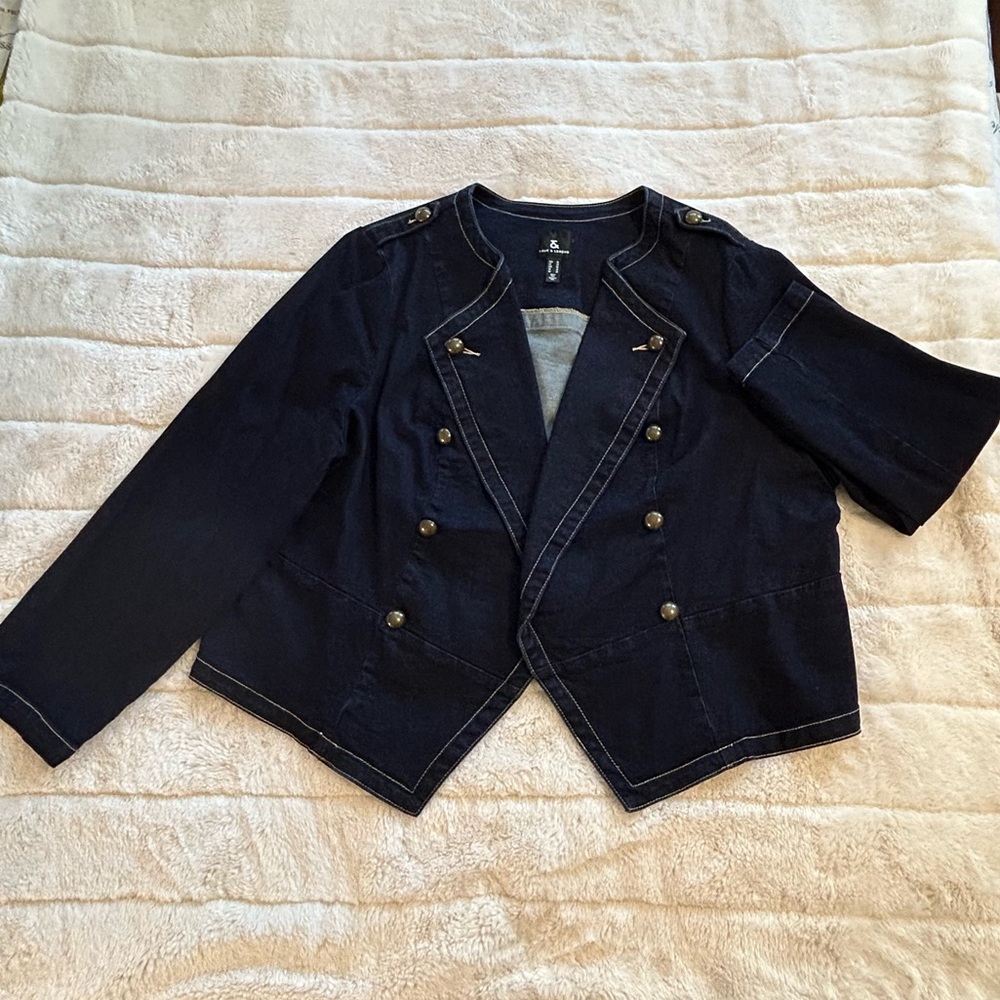 Love & Legend Military Style Denim Jacket